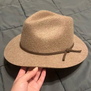 Brixton Tan Fedora Hat